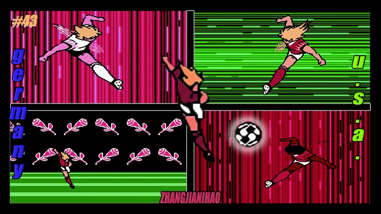 [#43] Captain Tsubasa 2: Germany vs. U.S.A. (Hack) (Zhangjianihao (V10.0)) |【NES】