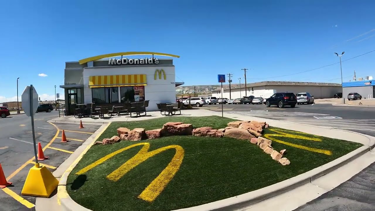 French Fries $1, McDonald's Drive-Thru, 1607 Elk St, Rock Springs, Wyoming, 17 August 2023, NGH