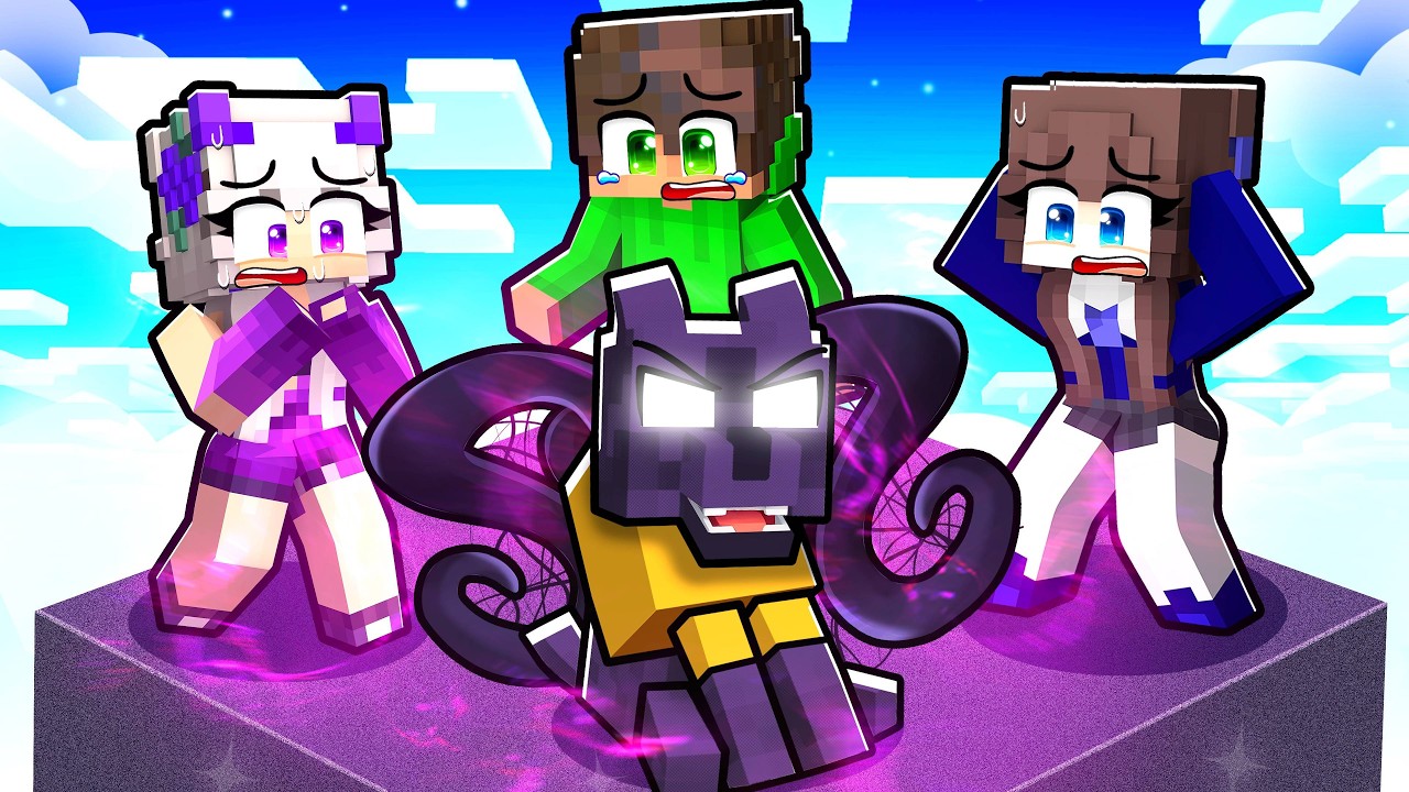 DIVENTO un CANE OSCURO su un SOLO BLOCCO in Minecraft!