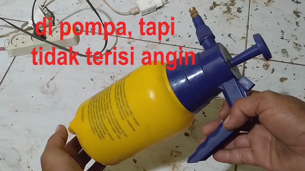 cara memperbaiki pompa air sprayer dengan mudah dan cepat