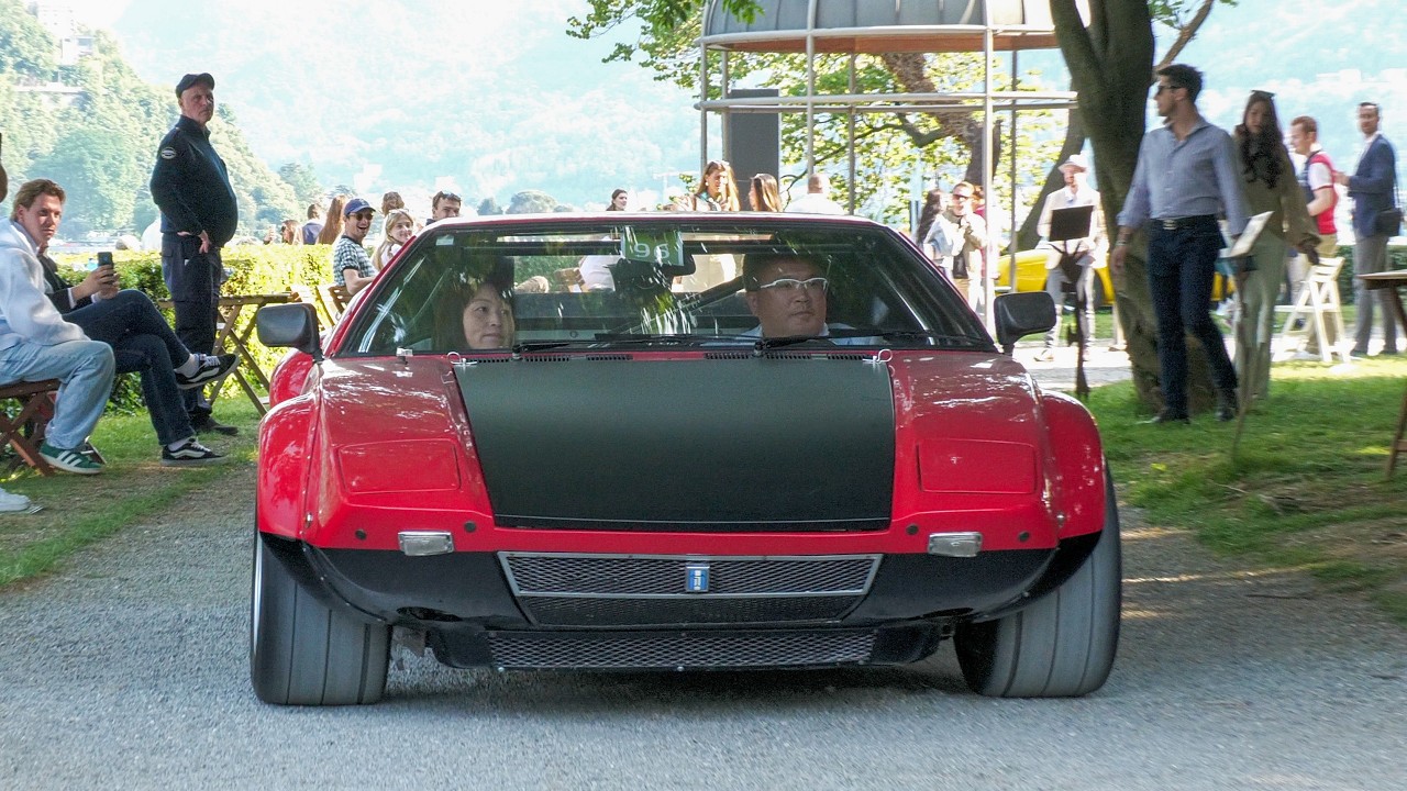 This is the 1972 De Tomaso Pantera Group 4 - Villa d' Este 2025
