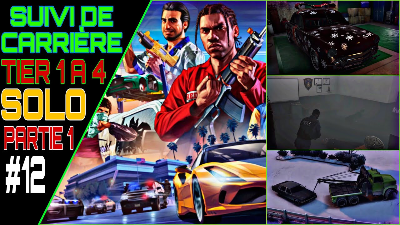 TGS CARRIÈRE - LA CASSE AUTO / DÉFI ÉLITE SOLO PALIER 1 A 4 / Partie 1 _ EP#12 SUR GTA ONLINE