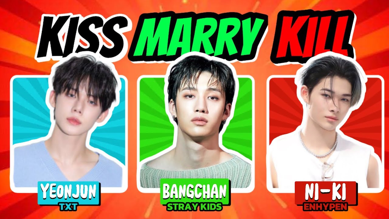 KISS, MARRY, KILL | KPOP MALE IDOLS  #kpop #kpopgame