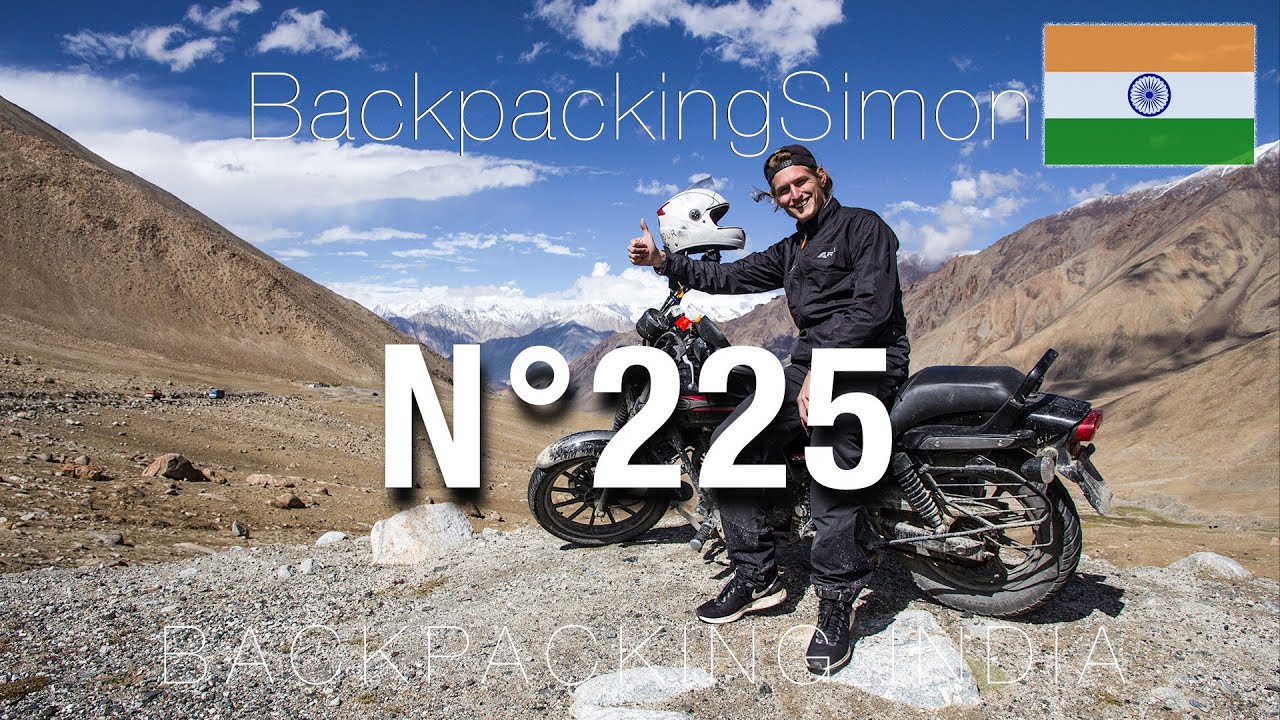 Mit Motorrad &uuml;ber die h&ouml;chste Stra&szlig;e der Welt! Indien / Weltreise Vlog / Backpacking #225