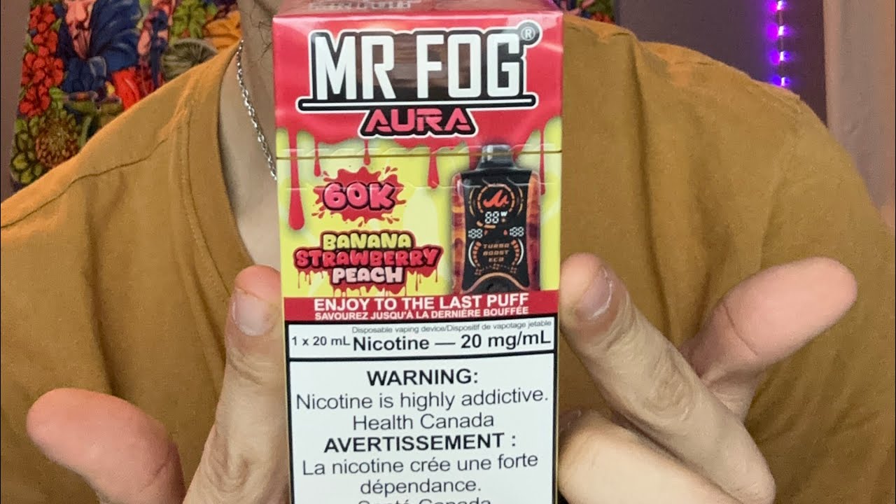 НОВЫЙ ОБЗОР НА MRFOG AURA 60,000 ЗАТЯЖЕК😱