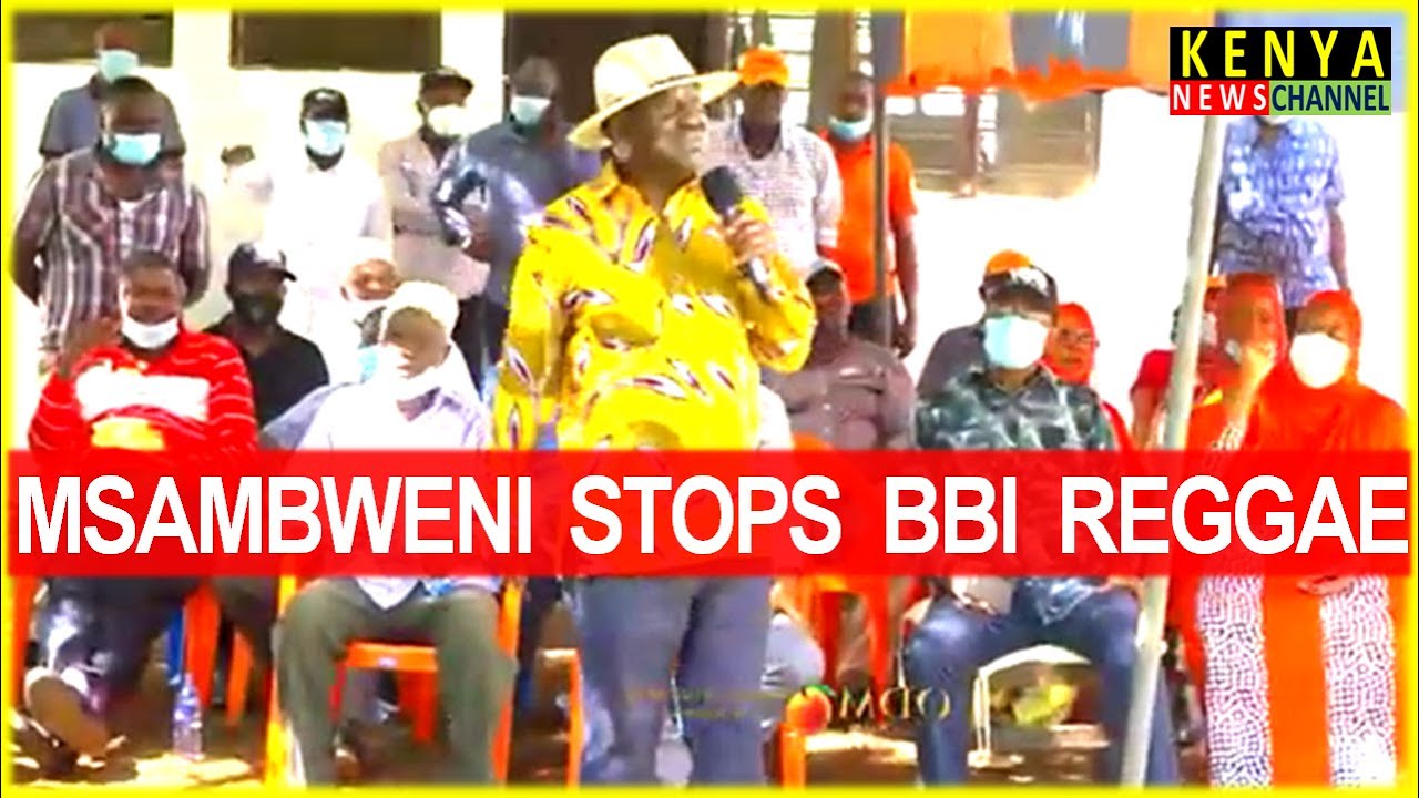 What Raila had said about Msambweni 
