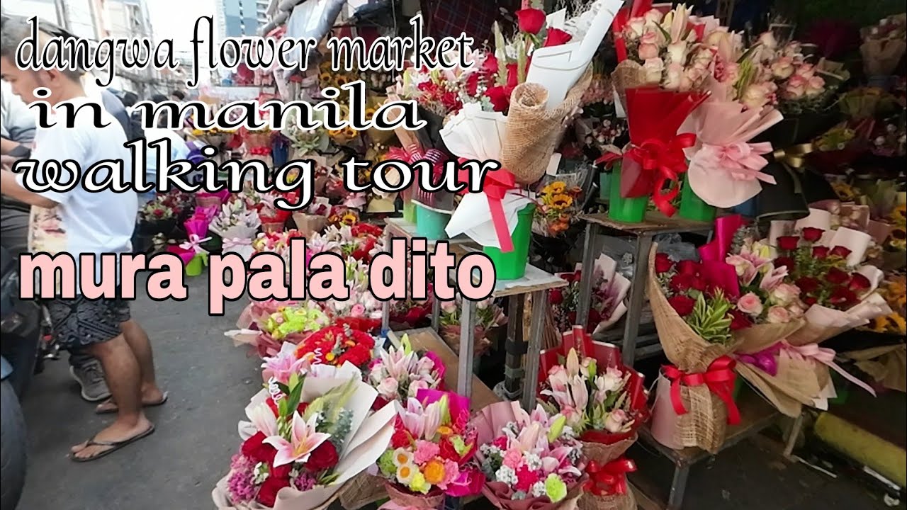 Dangwa Flower Market of Manila Walking Tour | Valentine's Day