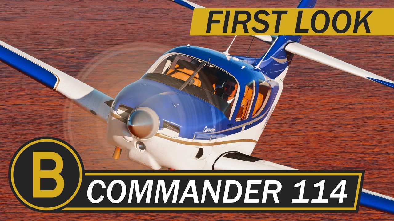 Black Square Commander 114 | First Look | MSFS | Just Flight