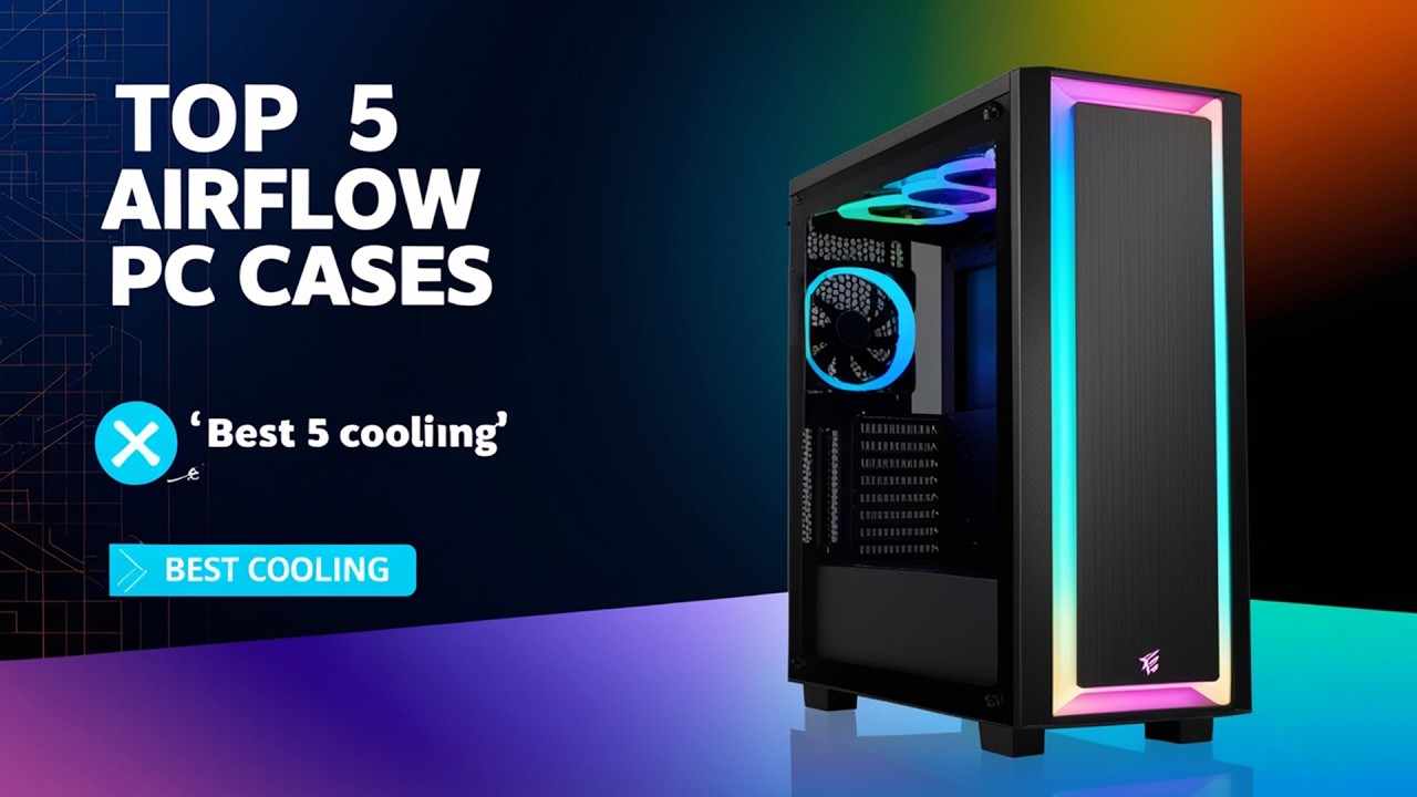 Top 5 Best Airflow Mesh PC Cases for Gaming & Cooling in 2026