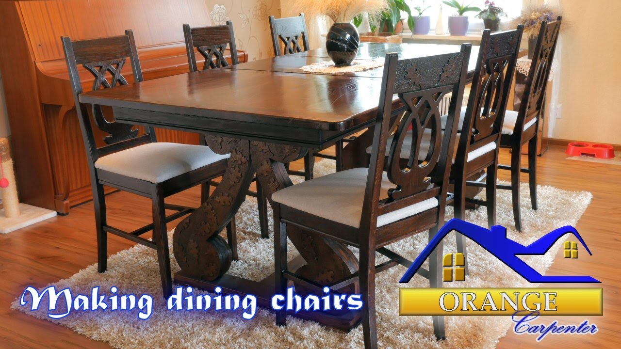Making dining chairs from oak boards