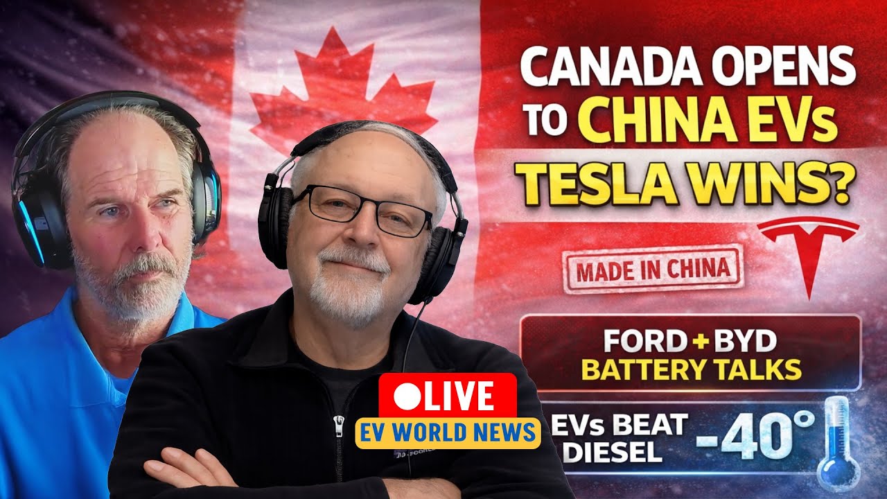 Canada Opens Up to Chinese EVs - Ford BYD Partners? - Peak for TSLA?