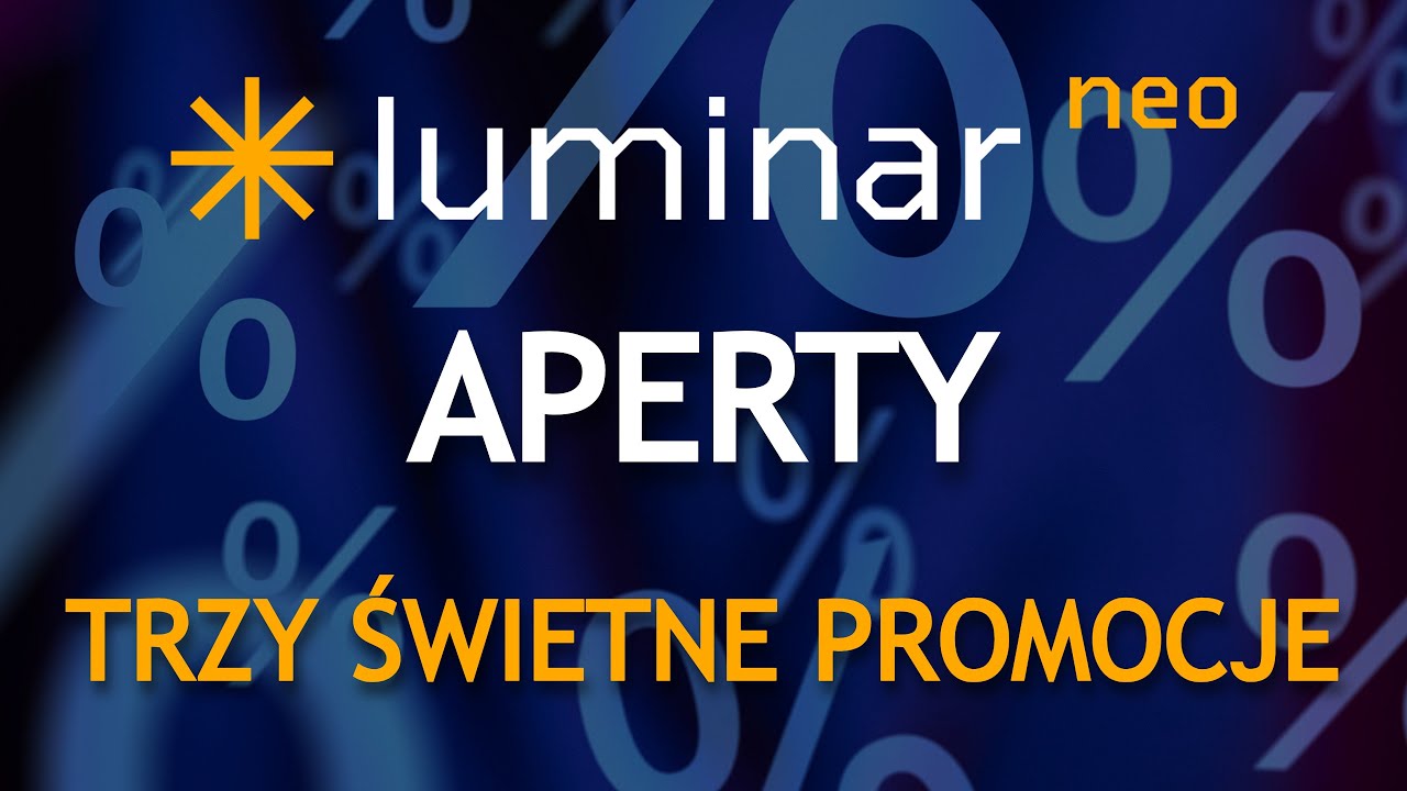 Trzy świetne promocje na Luminar Neo, kursy fotograficzne oraz Aperty, od Skylum