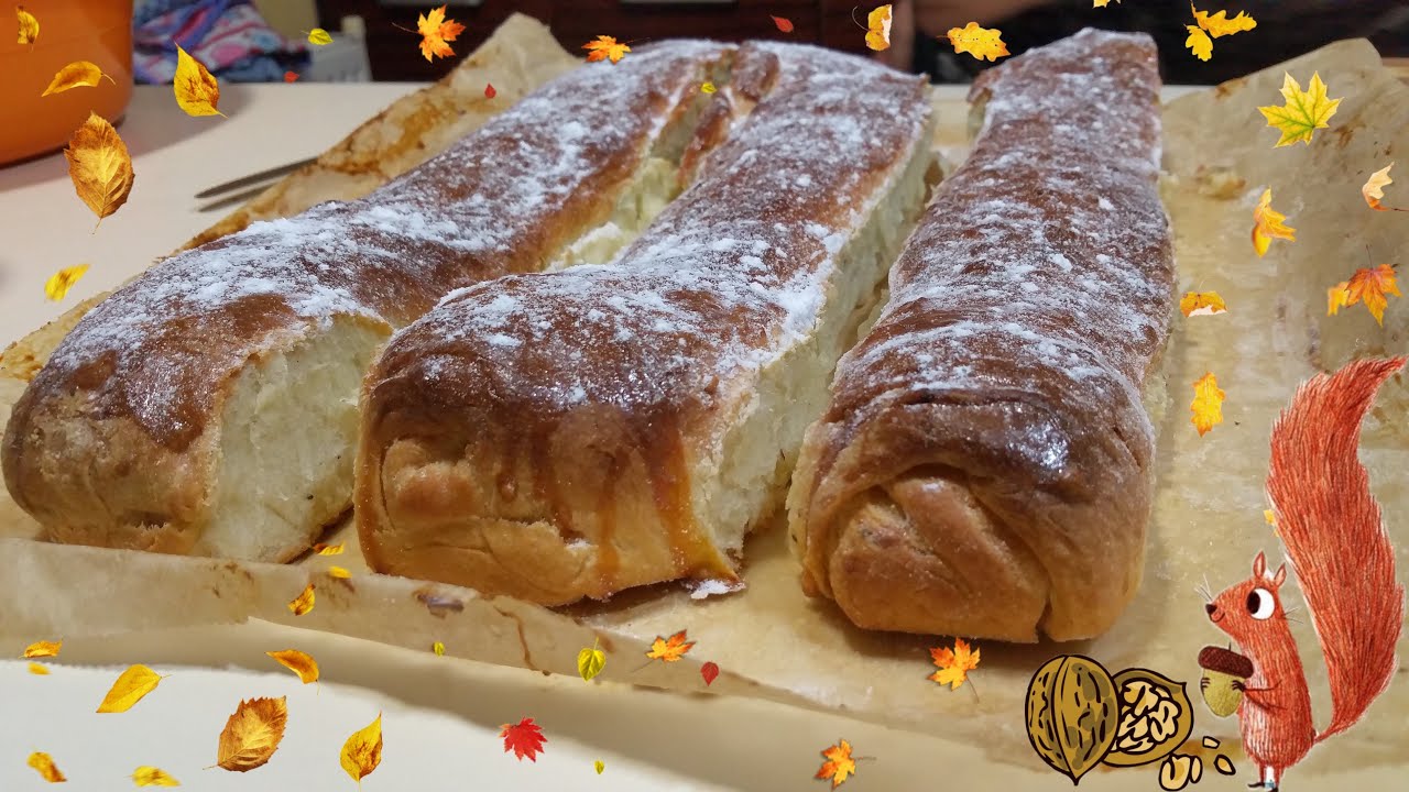 Plăcintă cu Nucă și Aroma de Rom de la Bunica | Coarda cu Nucă și Rom | Rețetă de Prăjitură cu Nucă