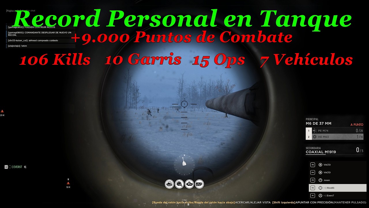 Hell Let Loose: Record Personal en Tanque