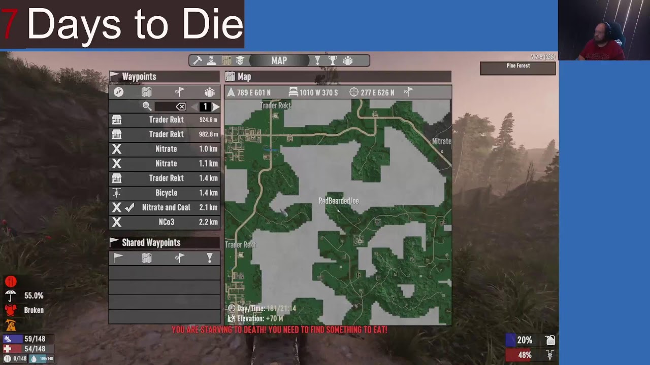 Let's play some 7 Days to Die Lets try and stockpile some wood to get the stuff for my horde base