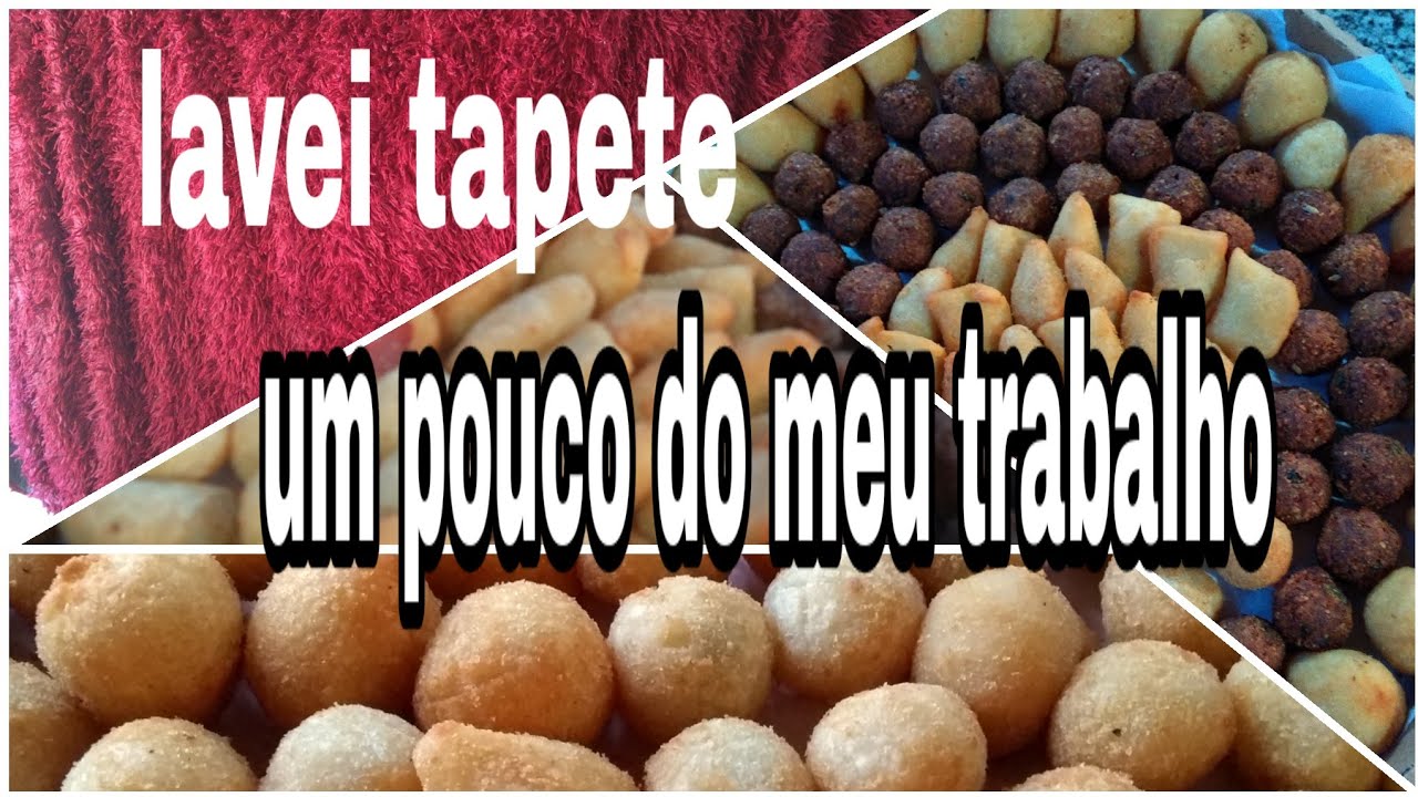 Falando um pouco da minha vida com vendas de salgadinhos e dona de casa/ lavei meu tapete peludo no