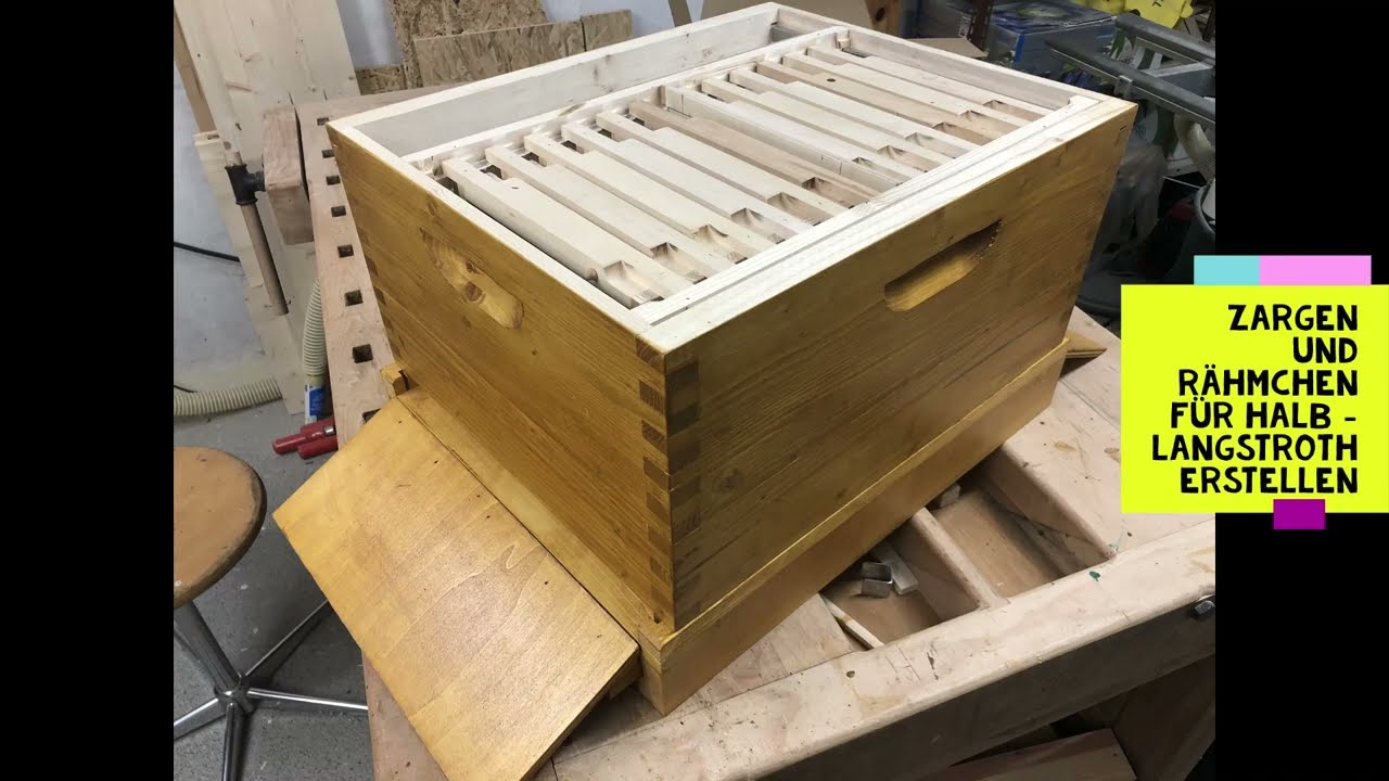 Halb-Langstroth Beuten und R&auml;hmchen