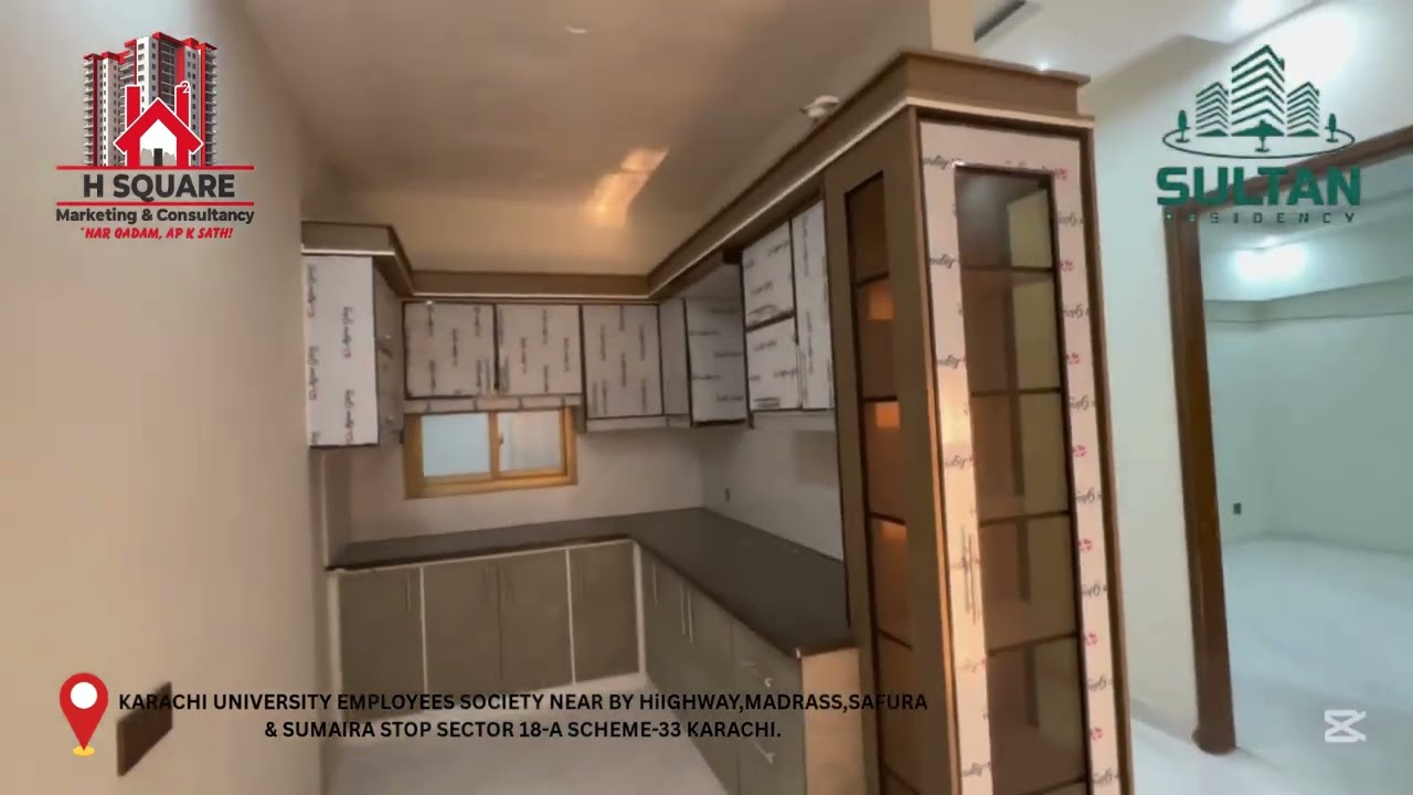 SULTAN RESIDENCY – Ready To Move- Scheme 33, Karachi University Cooperative Housing Society 