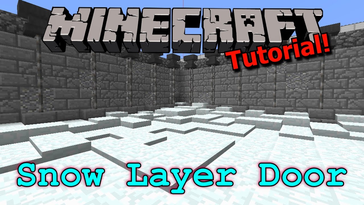 [Tutorial] Minecraft Hidden Snow Layer Door