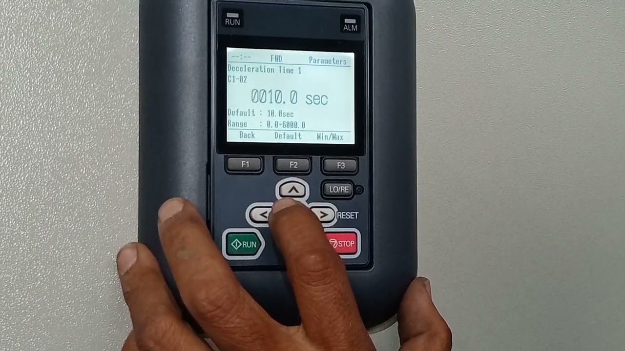 Yaskawa Ac Drive GA 700 Parameter Setting
