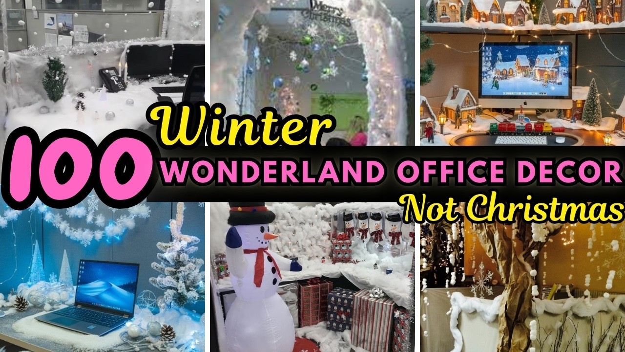 ❄️ 107+ DIY Elegant Winter Wonderland Office Decorating Ideas 2025 💼 January Cubicle Decorations