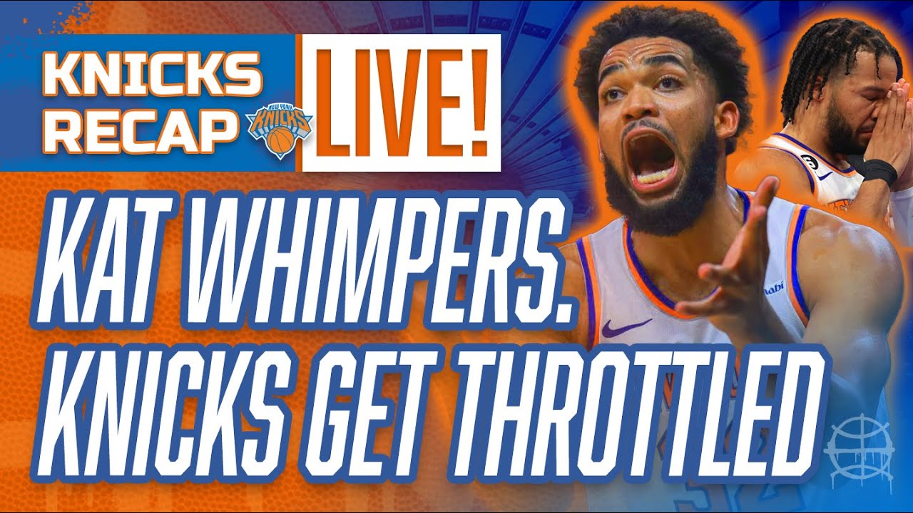 KAT WHIMPERS As KNICKS Get Throttled in Detroit | #Knicks vs Pistons Postgame