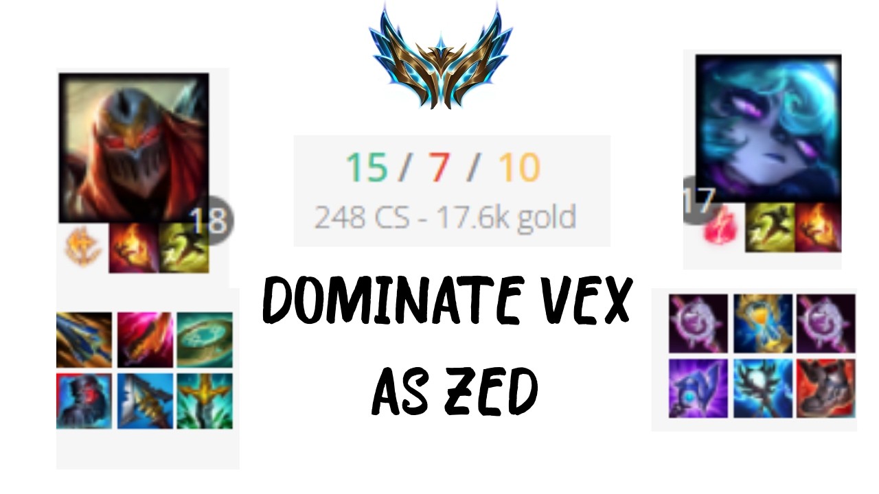 DOMINATE VEX AS ZED