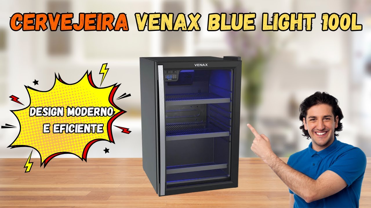 A Cervejeira Mais DESEJADA do Brasil? | Venax Blue Light 100L: Temperatura Perfeita Garantida