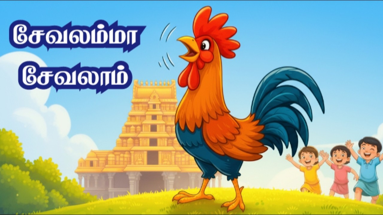 Sevalamma Sevalam 🐓 | Tamil Murugan Song for Kids | Muruga Muruga Children Devotional Song