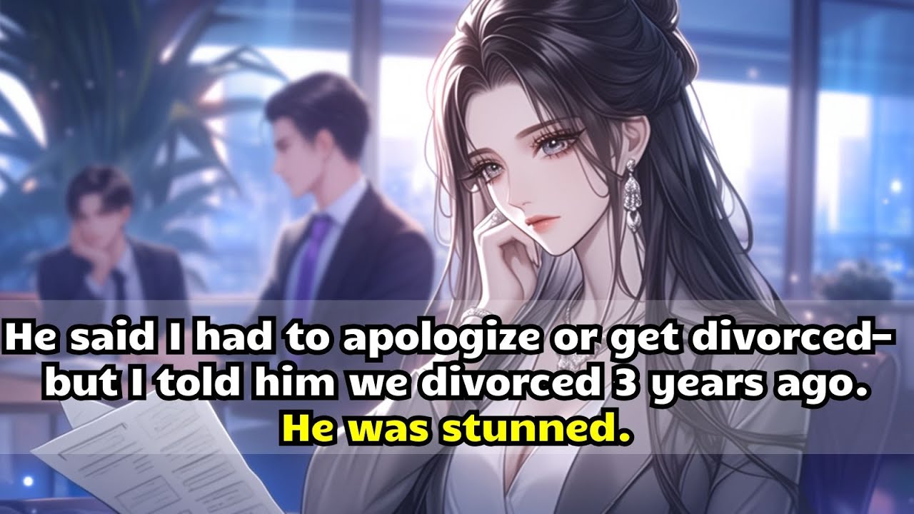 He said I had to apologize or get divorced—but I told him we divorced 3 years ago. He was stunned.