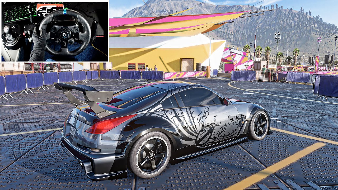 Nissan 350z Forza Horizon 5 - Tokyo Drift Build + Tune Share code (w/900° g923 Steering Wheel Setup)