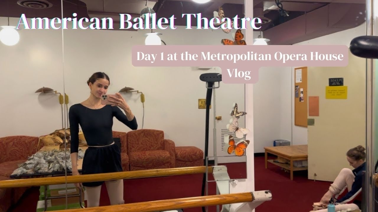 First Day Vlog: Dancing with ABT at the Met Opera | Unpacking & Opening Night of Onegin