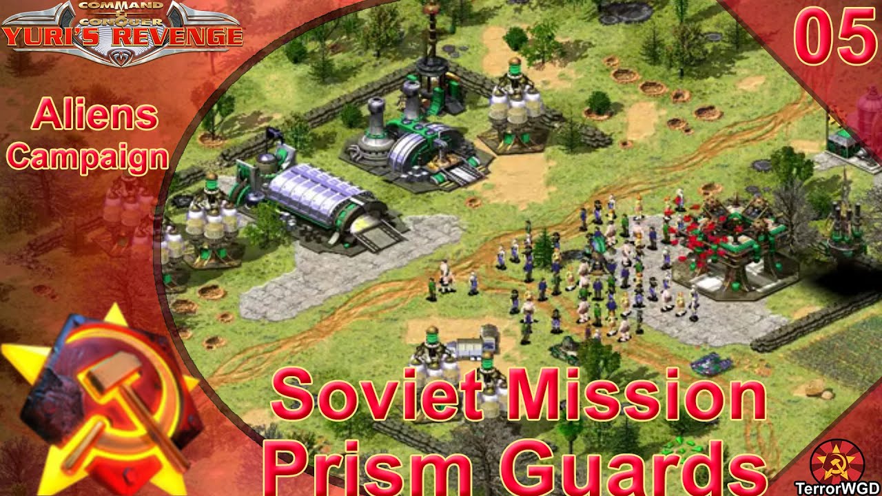 Red Alert 2│Yuri's Revenge│Aliens Campaign│Soviet Mission 5│Prism Guards