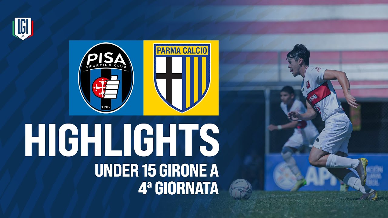 Highlights Pisa-Parma U15 A-B, 4ª giornata stagione 2024-25