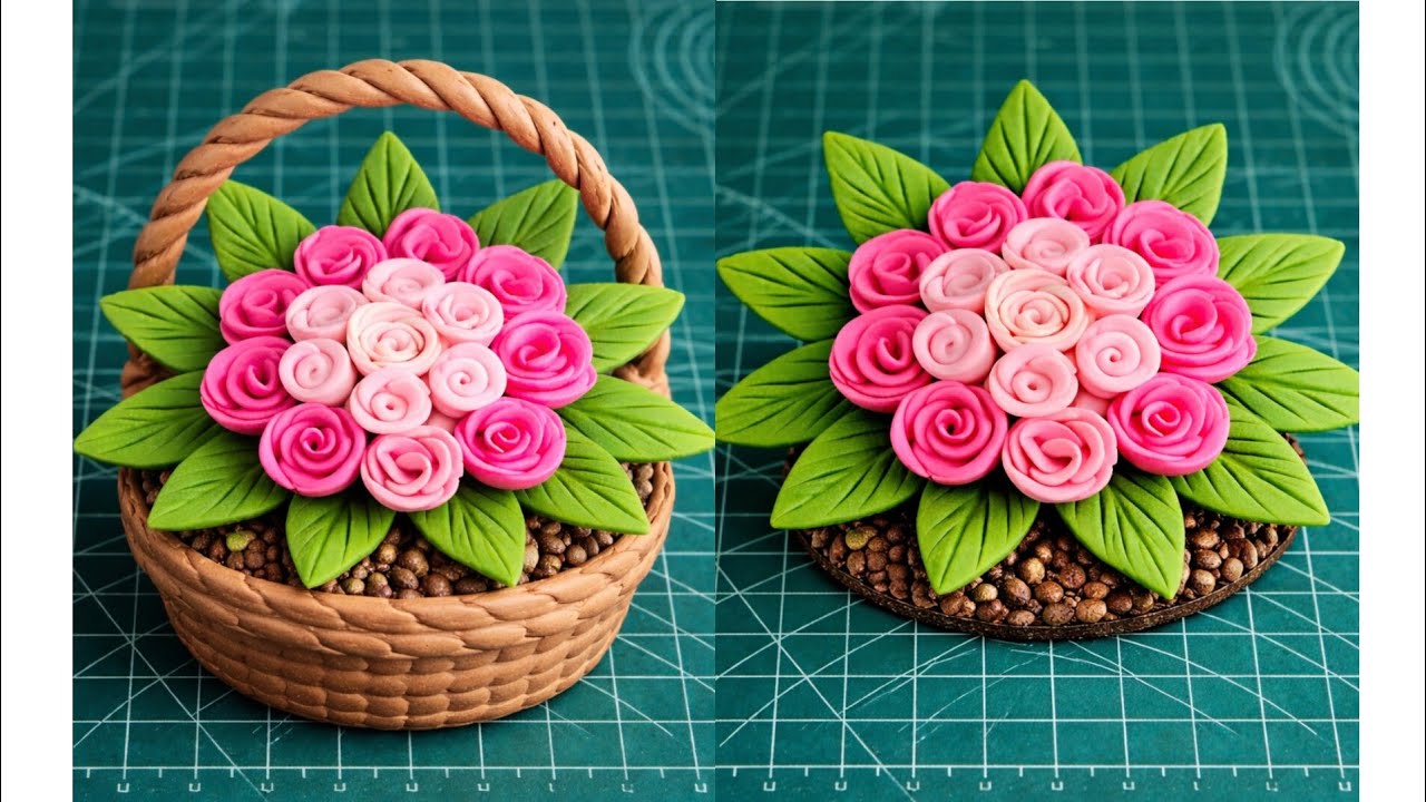 Clay flower making|Clay Craft ideas।Flowers|DIY Clay Art|ক্লে দিয়ে ফুল বানানো#clayflower#diy#clay