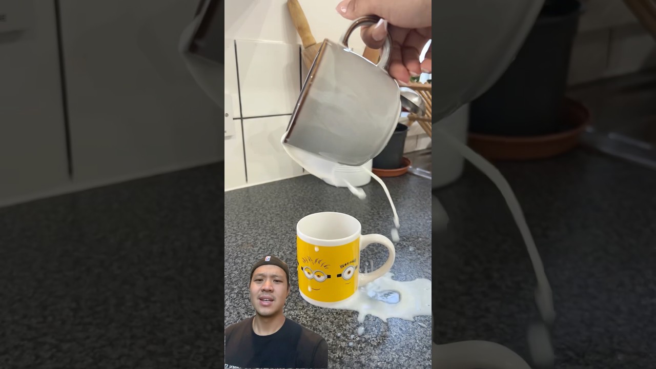 The best way to pour milk? #lifehack