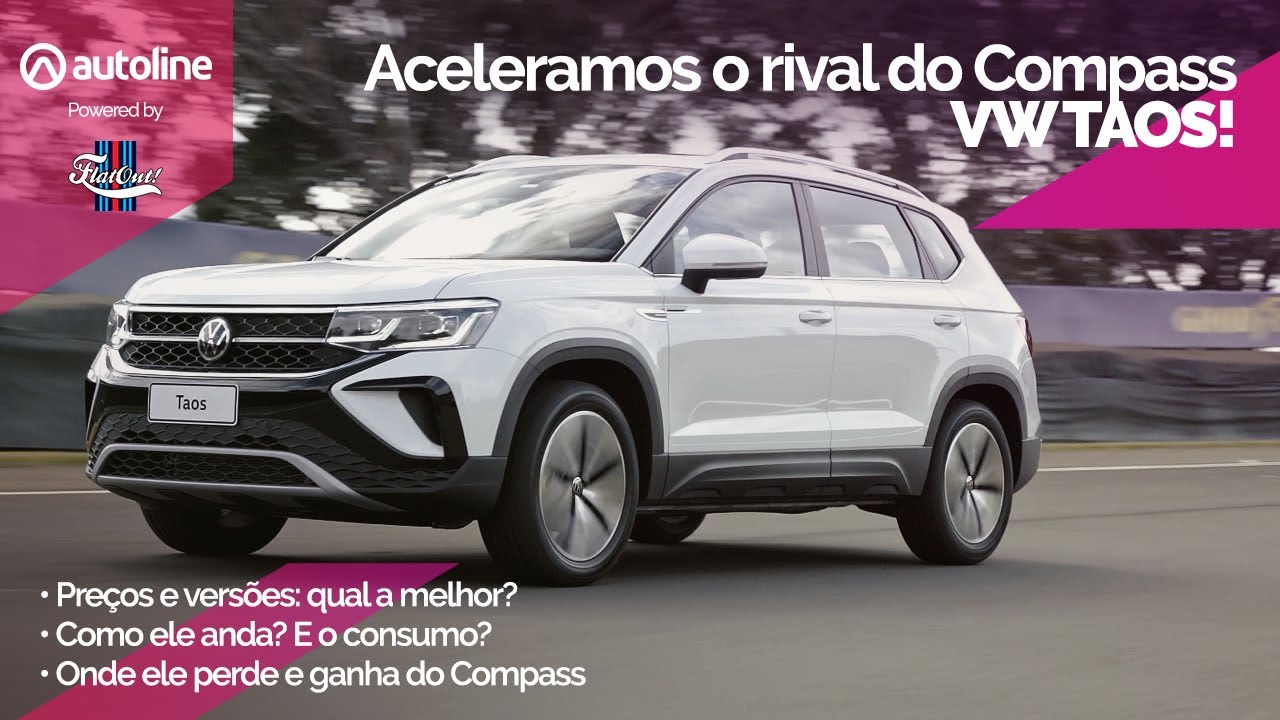 Aceleramos o VW Taos: acabou o sossego do Jeep Compass | Avaliação Autoline