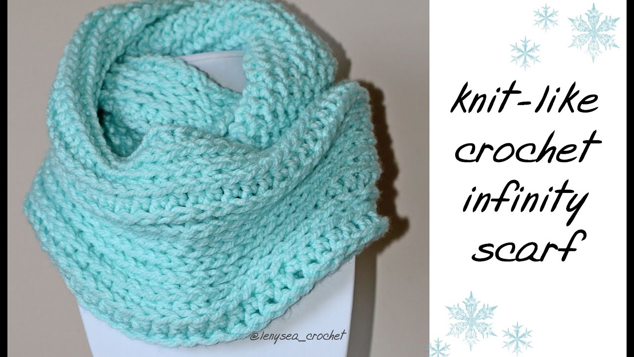 How To Crochet for Beginners | Knit Like Infinity Scarf