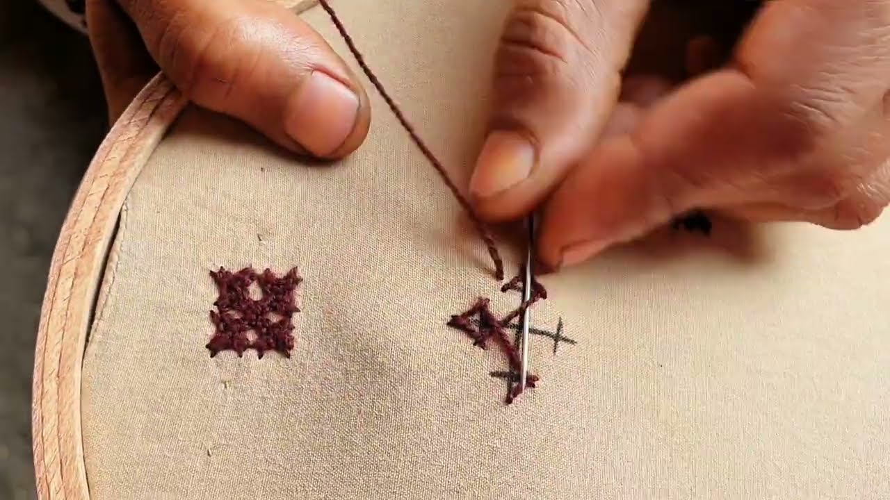 Cute Baby Dress Munche Embroidery Design | Trending Sindhi Hand Stitch #cute  #sindhidressdesign 