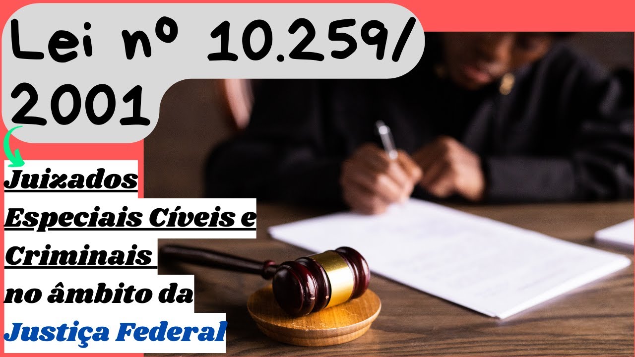 Lei dos Juizados Especiais Federais (Lei nº 10.259/2001) em ÁUDIO 📚⚖