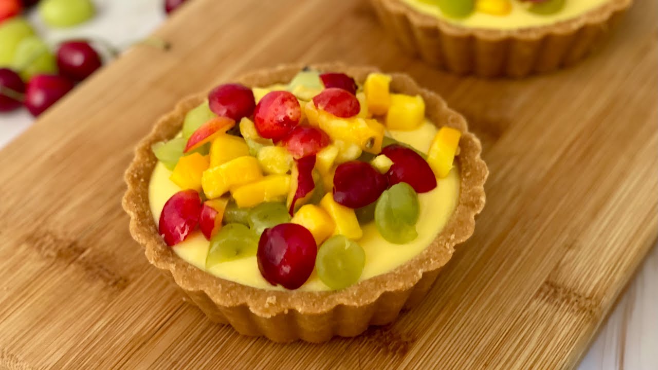 15 minute Dessert , No Bake Fruit Tart | घर पर रखे कुछ सामान से बनाएं एकदम क्रीमी मिठाई | Fruit Cake