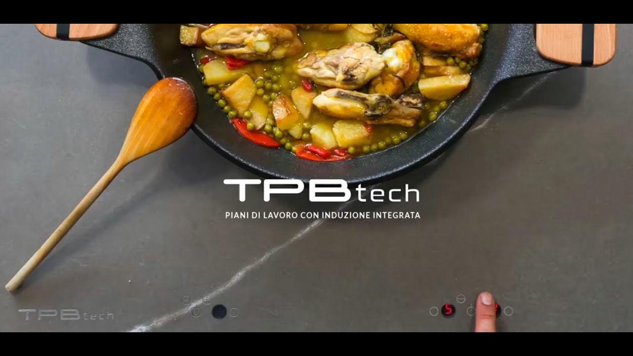TPB tech top di cucina con induzione integrata - TPB cooking surface