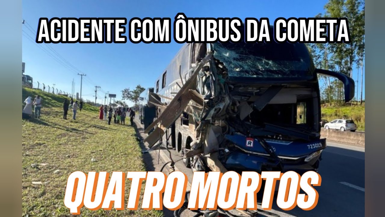 TRÁGICO ACIDENTE COM ÔNIBUS DA COMETA MATA QUATRO PESSOAS EM JUIZ DE FORA (MG)