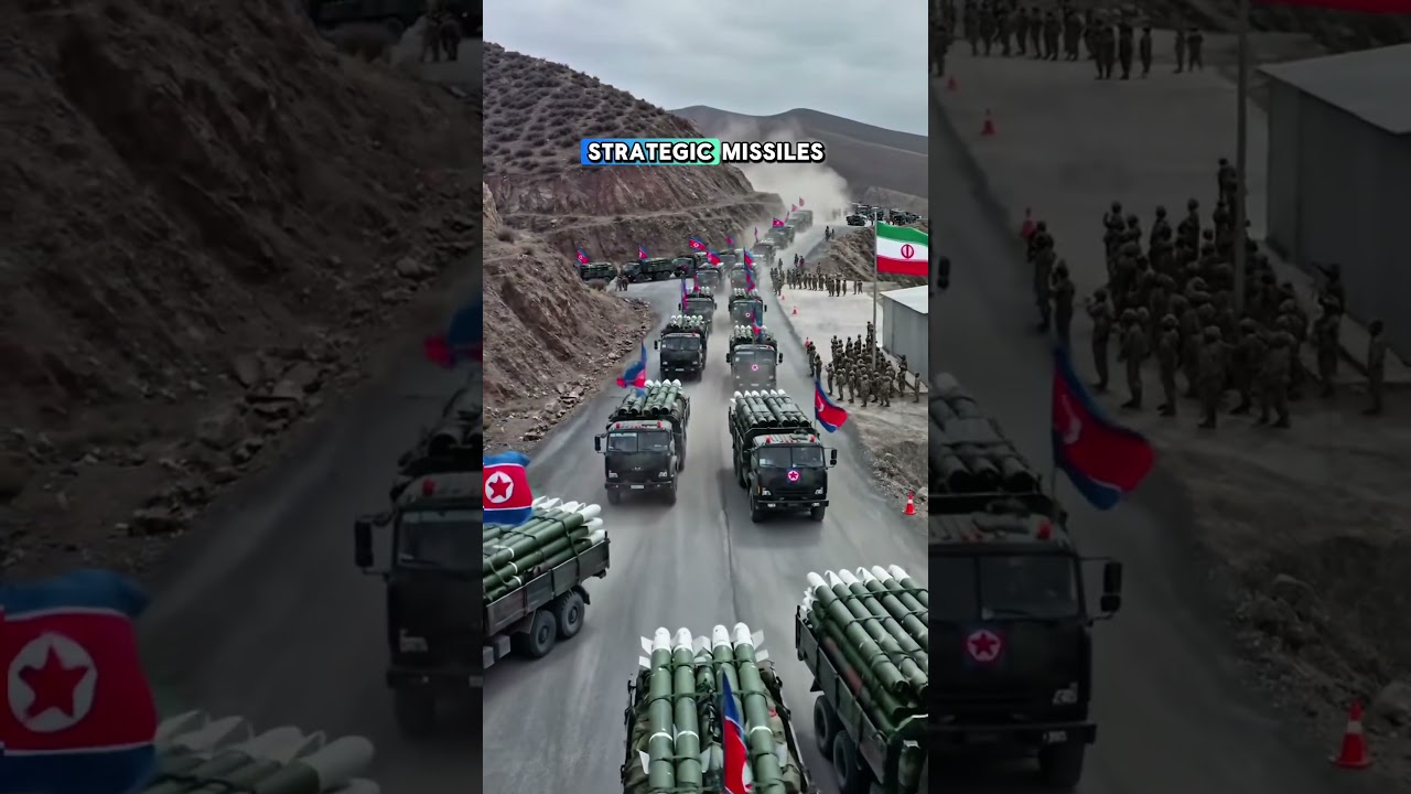 North Korea Sends Weapons Convoy to Iran 🇰🇵🚛🇮🇷