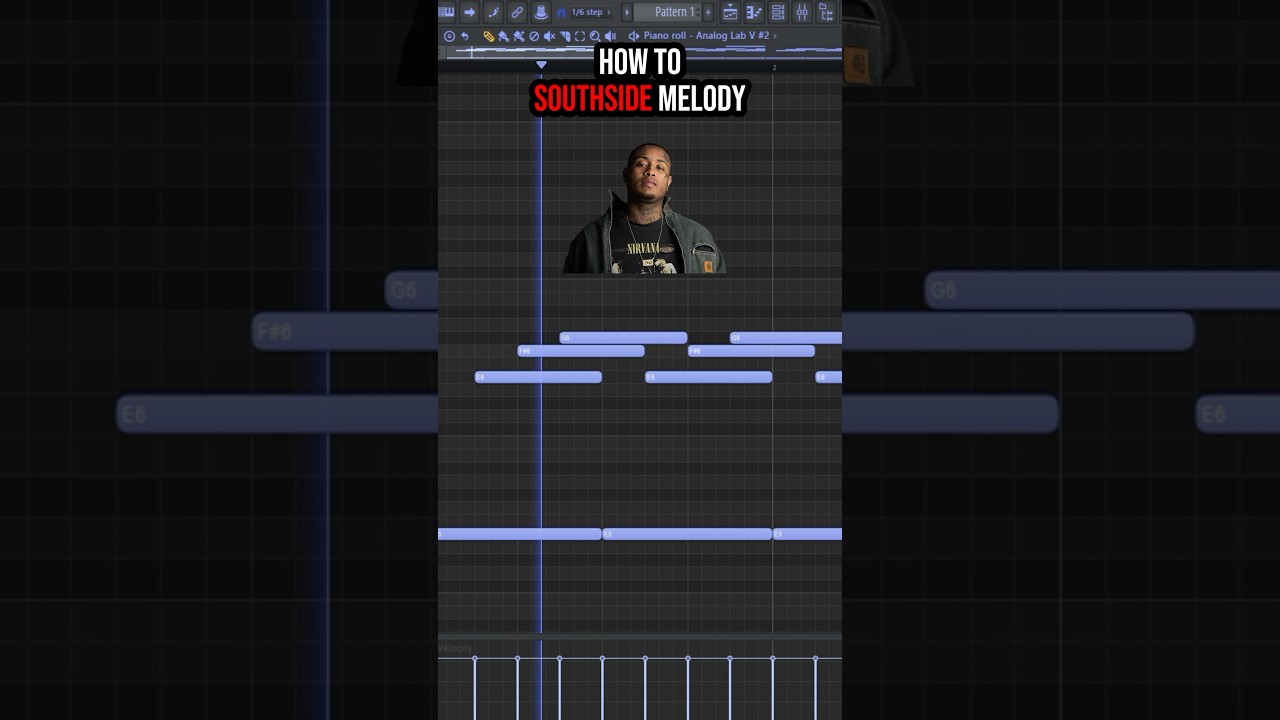 How To Make Melodies Like Southside 🔥 #flstudio #musicproducer
