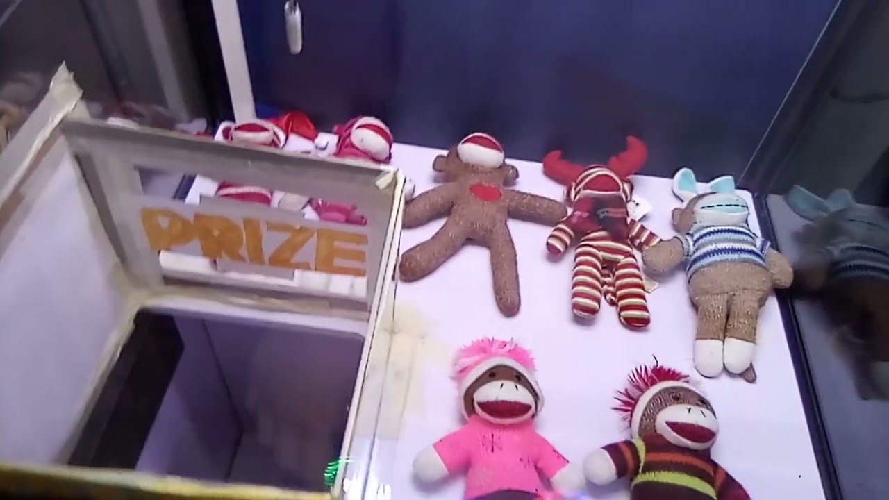 My Own Sock Monkey Claw Machine!
