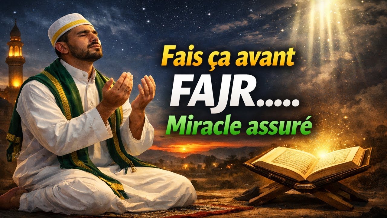 Avant le Fajr : un acte simple qui peut changer ton destin par la permission d’Allah
