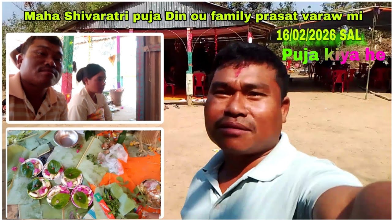 Tini khe Borshi waiha Mandir kami🏰|| Maha Shivaratri ni din ou||Northeast Tripura 