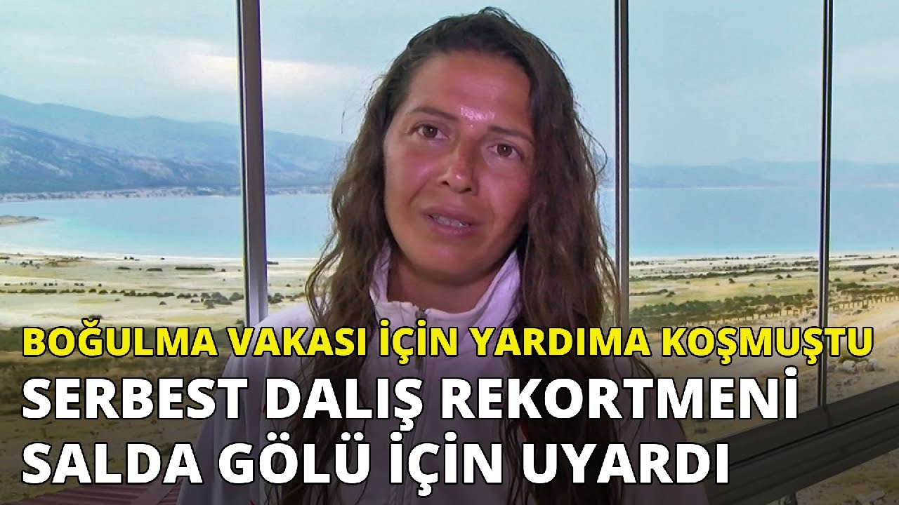 Serbest dalış rekortmeninden Salda Gölü uyarısı: 