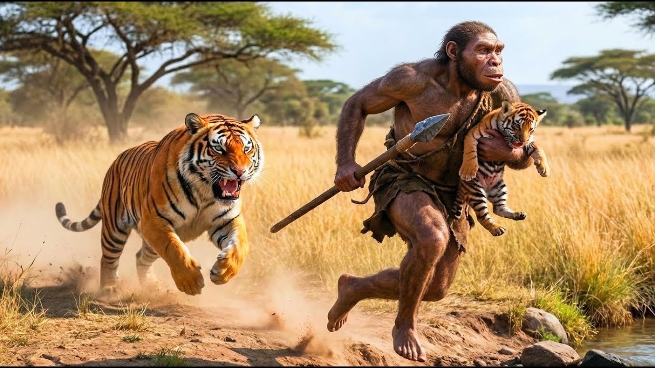 Life 5.6 Million Years Ago | Prehistoric Humans Fighted Predators